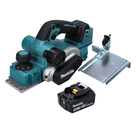 Makita DKP181T1 Cordless Planer 82mm 18V Brushless + 1x Battery 5.0 Ah - without charger