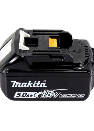 Makita DKP 181 T1J Strugarka akumulatorowa 82 mm 18 V bezszczotkowa + 1x akumulator 5,0 Ah + Makpac - bez ładowarki