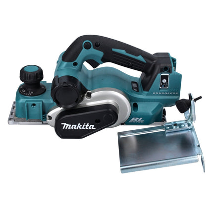 Makita DKP 181 RG1J Pialla a batteria 82 mm 18 V brushless + 1x batteria ricaricabile 6,0 Ah + caricatore + Makpac