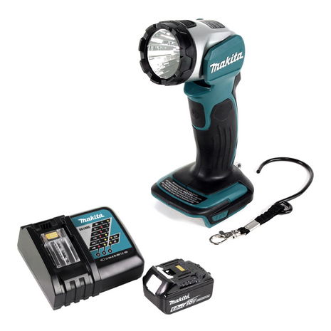 Makita DML 802 RG1 lampe sans fil pour batterie 14,4 et 18 V + 1x batterie 6,0 Ah + chargeur