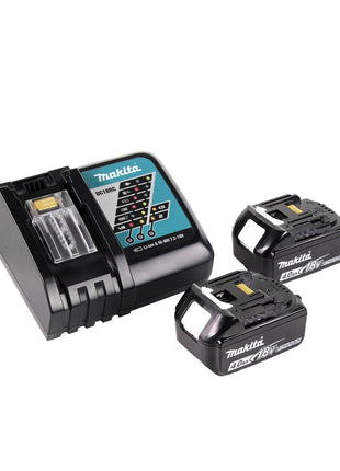 Makita DHS 900 RM2 Scie circulaire sans fil 36 V (2x 18 V) 235 mm brushless + 2x Batteries 4,0 Ah + Chargeur