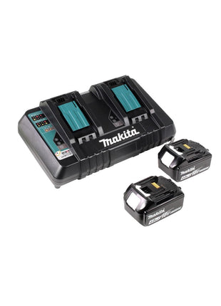 Makita DHS 900 PM2 Akku Handkreissäge 36 V ( 2x 18 V ) 235 mm Brushless + 2x Akku 4,0 Ah + Doppelladegerät