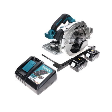 Makita DHS 900 RT2 Scie circulaire sans fil 36 V (2x 18 V) 235 mm brushless + 2x Batteries 5,0 Ah + Chargeur