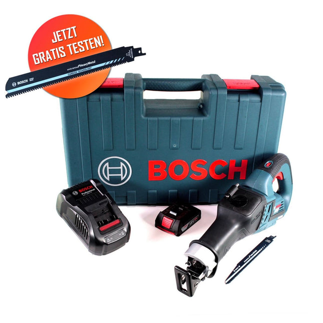 Lame de scie alternative Bosch Carbide offerte avec scie alternative à batterie Bosch GSA 18V-32 Scie alternative sans balais 18 V + 1 batterie 2,0 Ah + chargeur + coffret