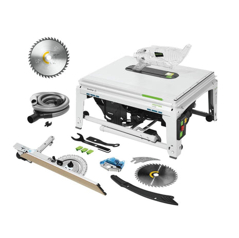 Festool TKS 80 EBS 2200 watts Scie à table 254 mm (575781) + Lame de scie circulaire universelle W40 (575975)