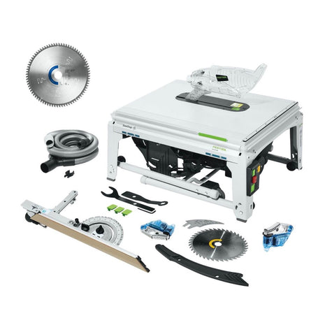 Festool TKS 80 EBS Tischkreissäge 2200 Watt 254 mm ( 575781 ) + Spezial Kreissägeblatt TF80 A ( 575978 ) + 1x KT-TKS 80 Patrone ( 575851 )