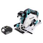 Makita DHS 680 G1 Akku Handkreissäge 18 V 165 mm Brushless + 1x Akku 6,0 Ah -  ohne Ladegerät - Toolbrothers