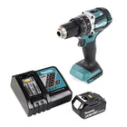 Taladro de percusión sin cable Makita DHP 484 RG1 18 V 54 Nm sin escobillas + 1x batería recargable 6,0 Ah + cargador