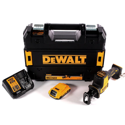 DeWalt DCS 369 D1 Akku Säbelsäge 18 V + 1x Akku 2,0 Ah + Ladegerät + TSTAK - Toolbrothers