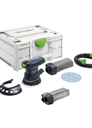 Festool ETS 125 REQ-Plus Exzenterschleifer 250 W 125 mm ( 576069 ) + systainer + Festool SB-Longlife RTS/DTS/ETS Staubfangbeutel ( 201693 ) - Toolbrothers