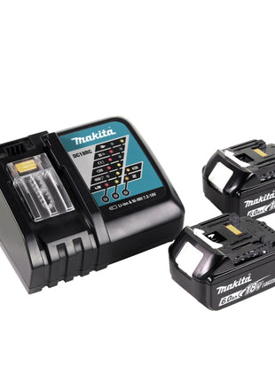 Makita DGA 900 RGK Meuleuse d'angle sur batterie 36 V (2x 18 V) 230 mm sans balais + 2x batterie 6,0 Ah + chargeur + coffret