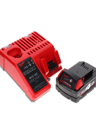 Tronçonneuse à batterie Milwaukee M18 FCHSC-401C 18 V 30 cm sans balai + 1x batterie 4,0 Ah + chargeur