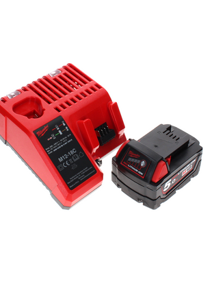 Milwaukee M18 FCHSC-501C Motosega a batteria 18 V 30 cm brushless + 1x batteria 5,0 Ah + caricabatterie