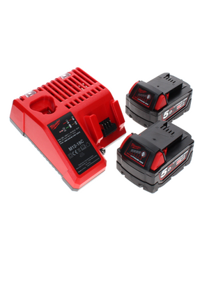 Milwaukee M18 FCHSC-502C Motosega a batteria 18 V 30 cm brushless + 2x batteria 5,0 Ah + caricabatterie