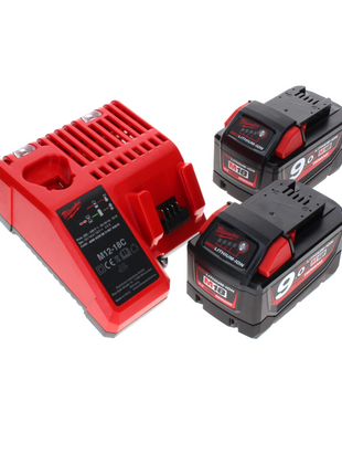 Milwaukee M18 FCHSC-902C Akku Kettensäge 18 V 30 cm Brushless + 2x Akku 9,0 Ah + Ladegerät