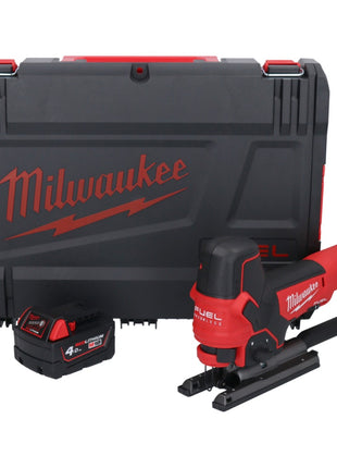 Sierra de calar a batería Milwaukee M18 FBJS-401X 18 V sin escobillas + 1x batería 4,0 Ah + caja HD - sin cargador