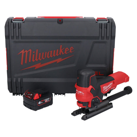 Sierra de calar a batería Milwaukee M18 FBJS-401X 18 V sin escobillas + 1x batería 4,0 Ah + caja HD - sin cargador