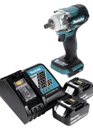 Makita DTW 300 RF Atornillador de impacto inalámbrico 18 V 330 Nm 1/2" sin escobillas + 2x baterías 3,0 Ah + cargador