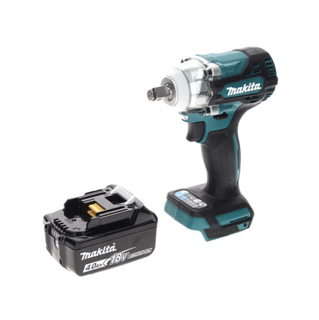 Makita DTW 300 M1 cordless impact wrench 18 V 330 Nm 1/2" brushless + 1x rechargeable battery 4.0 Ah - without charger