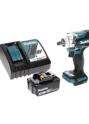 Makita DTW 300 RM1 Atornillador de impacto inalámbrico 18 V 330 Nm 1/2" sin escobillas + 1x batería 4,0 Ah + cargador