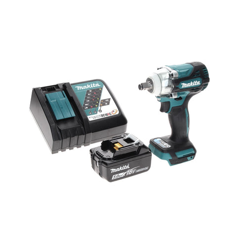 Makita DTW 300 RT1 Akku Schlagschrauber 18 V 330 Nm 1/2" Brushless + 1x Akku 5,0 Ah + Ladegerät