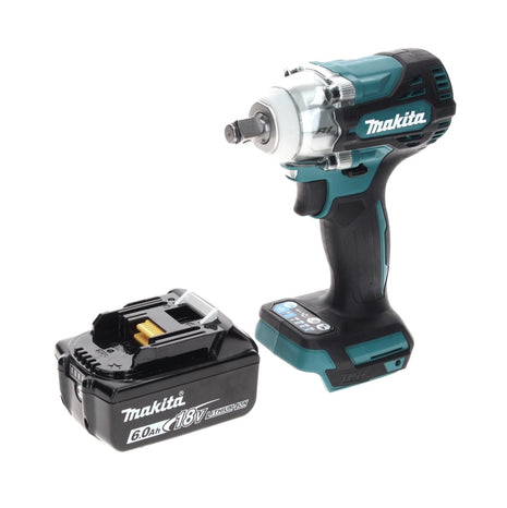 Makita DTW 300 G1 cordless impact wrench 18 V 330 Nm 1/2" brushless + 1x rechargeable battery 6.0 Ah - without charger