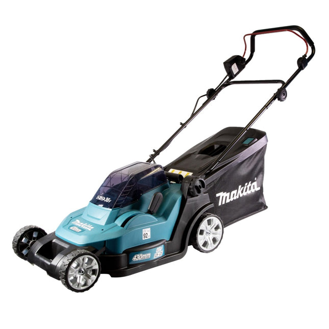 Makita DLM 432 Z cordless lawn mower 36 V ( 2x 18 V ) 43 cm brushless solo - without battery, without charger