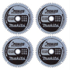 Makita CCXF16556EL Hoja de sierra SPECIALIZED EFFICUT 165 x 20 x 1,45 mm 4 piezas (4x B-57320) 56 dientes para madera, laminado y plástico