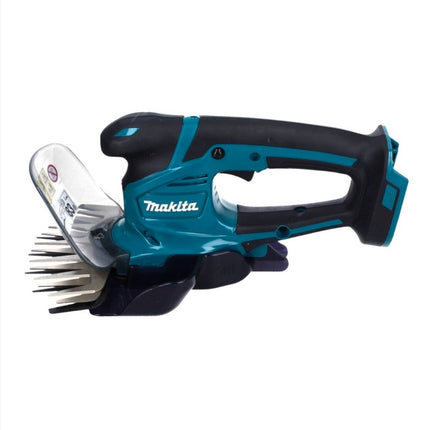 Tijera cortacésped a batería Makita DUM 604 RG1X 18 V con cuchilla cortacésped y arbustos + 1x batería 6,0 Ah + cargador