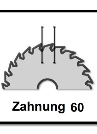 Makita CMSXF26080G SPECIALIZED EFFICUT Sägeblatt 260 x 30 x 1,65 mm 4 Stk. ( 4x B-67284 ) 60 Zähne für Holz