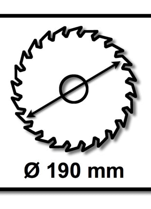 Makita CCM19024G SPECIALIZED EFFICUT Lame de scie 190 x 30 x 1,0 mm - 24 dents, pour bois - 2 pcs. (2x B-64191)