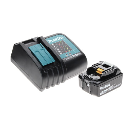 Makita DDF 484 SG1TX taladro atornillador inalámbrico 18 V 54 Nm sin escobillas + 1x batería 6,0 Ah + cargador + juego de brocas de 70 piezas + maletín de aluminio TX