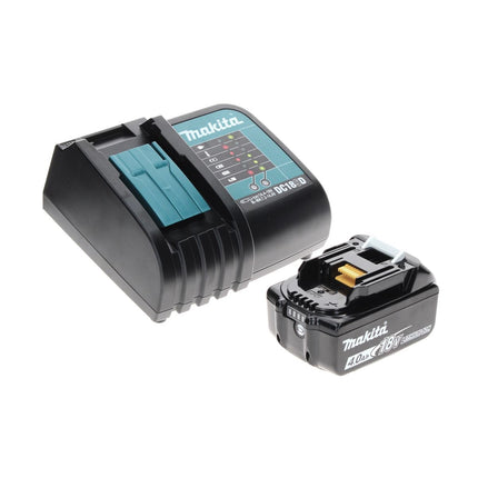 Makita DHP 482 SM1TX W Trapano avvitatore con percussione a batteria 18 V 62 Nm bianco + 1x Batteria 4,0 Ah + Caricabatterie + Set 70 punte + Valigetta in alluminio TX