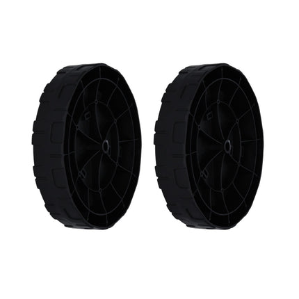 Makita DA00000330 2x rueda de repuesto trasera para cortacésped a batería DLM 380 7,5" 2 piezas - sin tapa de rueda