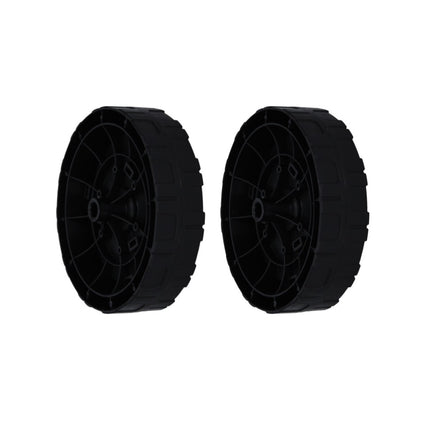 Makita DA00000328 2x rueda de repuesto delantera para cortacésped a batería DLM 380 5,5" 2 piezas - sin tapa de rueda