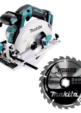 Makita DHS 680 Z Cordless circular saw 18 V 165 mm + EFFICUT circular saw blade - without battery, without charger