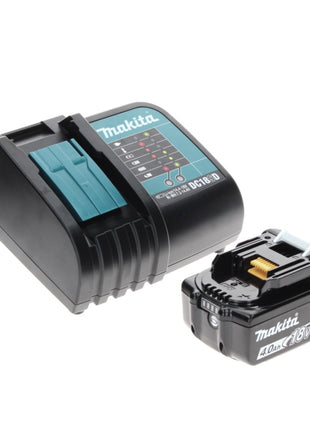 Makita DHP 485 SM1TX Trapano avvitatore con percussione a batteria 18V 50Nm + 1x Batteria 4,0 Ah + Caricabatterie + Set 70 punte + Valigetta in alluminio TX