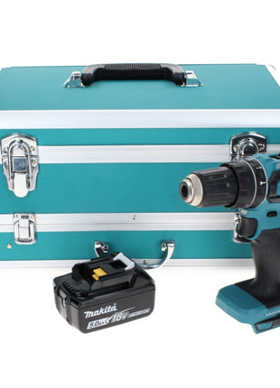 Makita DHP 485 T1TX Trapano avvitatore con percussione a batteria 18V 50Nm + 1x Batteria 5,0 Ah + Set 70 punte + Valigetta in alluminio TX - senza caricabatterie