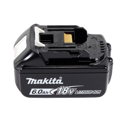 Makita DHP 485 G1TX taladro percutor inalámbrico 18 V 50 Nm sin escobillas + 1x batería 6,0 Ah + juego de brocas de 70 piezas + maletín de aluminio TX - sin cargador