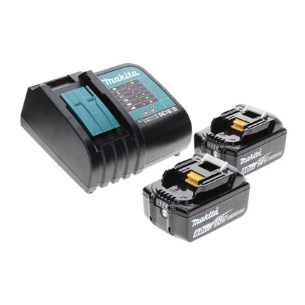 Llave de impacto a batería Makita DTD 156 SGTX 18 V 155 Nm + 2x baterías 6,0 Ah + cargador + juego de brocas de 70 piezas + maletín de aluminio TX