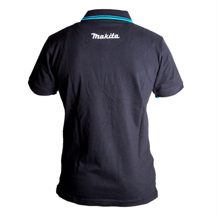 Makita Polo Rugby Shirt Camiseta Talla L 100% Algodón Color Negro