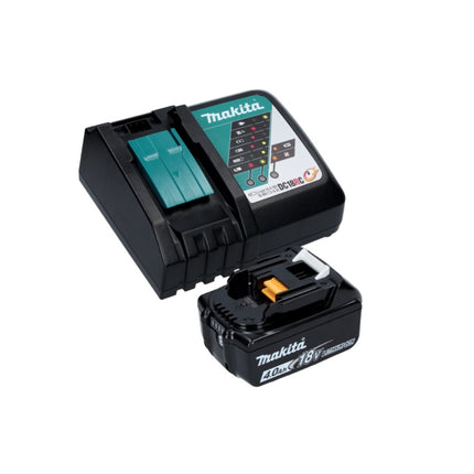 Makita DGA 506 RM1J Meuleuse d'angle sans fil, sans balai, 18 V 125 mm + 1x Batterie 4,0 Ah + Chargeur + Makpac