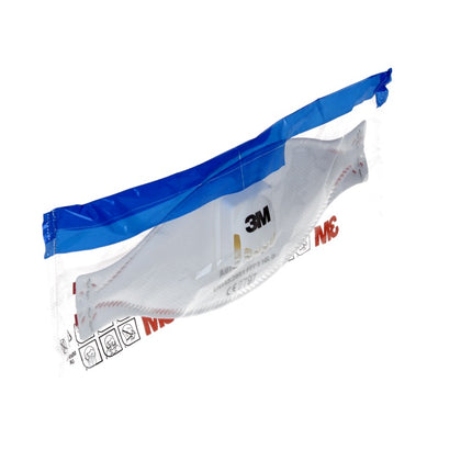 3M FFP3 Aura 9332+ Masque respiratoire avec valve - 3 pièces EN149: 2001 FFP3 NR D