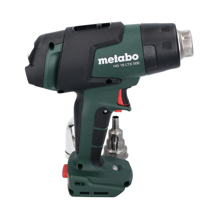 Metabo HG 18 LTX 500 Akku Heißluftgebläse 18 V 300 - 500 °C ( 610502840 ) + MetaBox - ohne Akku, ohne Ladegerät - Toolbrothers