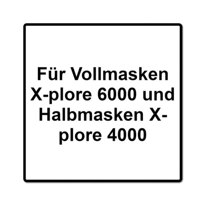 Dräger X-plore Rd40 Filtre respiratoire A2B2E2K2 EN14387 pour masques complets X-plore 6000 et demi-masques X-plore 4000 ( 6738804 )