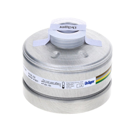 Dräger X-plore Rd40 Filtre respiratoire A2B2E2K2 EN14387 pour masques complets X-plore 6000 et demi-masques X-plore 4000 ( 6738804 )