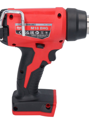 Milwaukee M18 BHG-402 akumulatorowy pistolet na gorące powietrze 18 V 470 °C + 2x akumulator 4,0 Ah + ładowarka