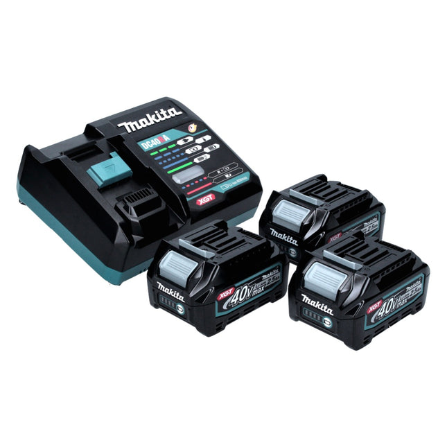 Makita Power Source Kit 40 V max. avec 3x BL 4025 batterie 2,5 Ah XGT ( 3x 191B36-3 ) + DC 40 RA chargeur rapide XGT LXT ( 191E07-8 )
