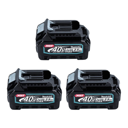 Makita Power Source Kit 40 V máx. con 3x BL 4025 batería 2,5 Ah XGT ( 3x 191B36-3 ) + DC 40 RA cargador rápido XGT LXT ( 191E07-8 )