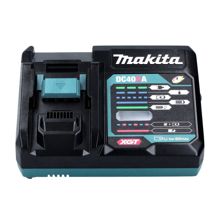 Makita Power Source Kit 40 V max. avec 2x BL 4025 batterie 2.5 Ah ( 2x 191B36-3 ) + DC 40 RA chargeur rapide ( 191E07-8 ) + ADP10 adaptateur de charge LXT sur XGT 14,4V 18V ( 191C10-7 )